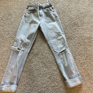 Zara Light grey Boyfriend Jeans